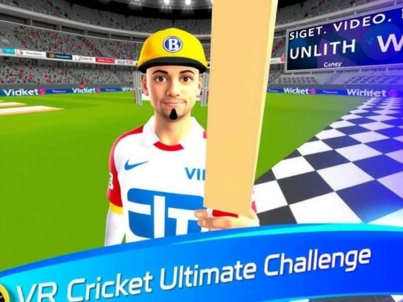 Experience realistic cricket action in VR VR Cricket Ultimate Challenge Gameplay